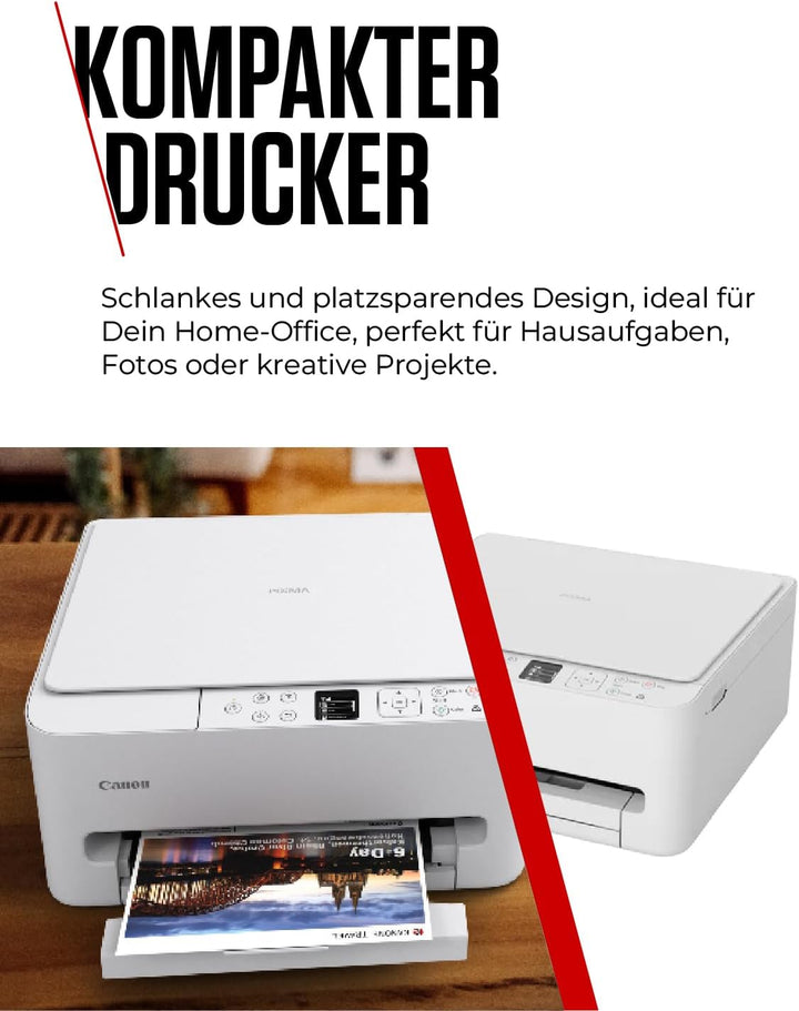 Canon PIXMA TS6550I - WLAN-Multifunktionsdrucker mit Papierkassette und Frontbedienung | Kabelloses