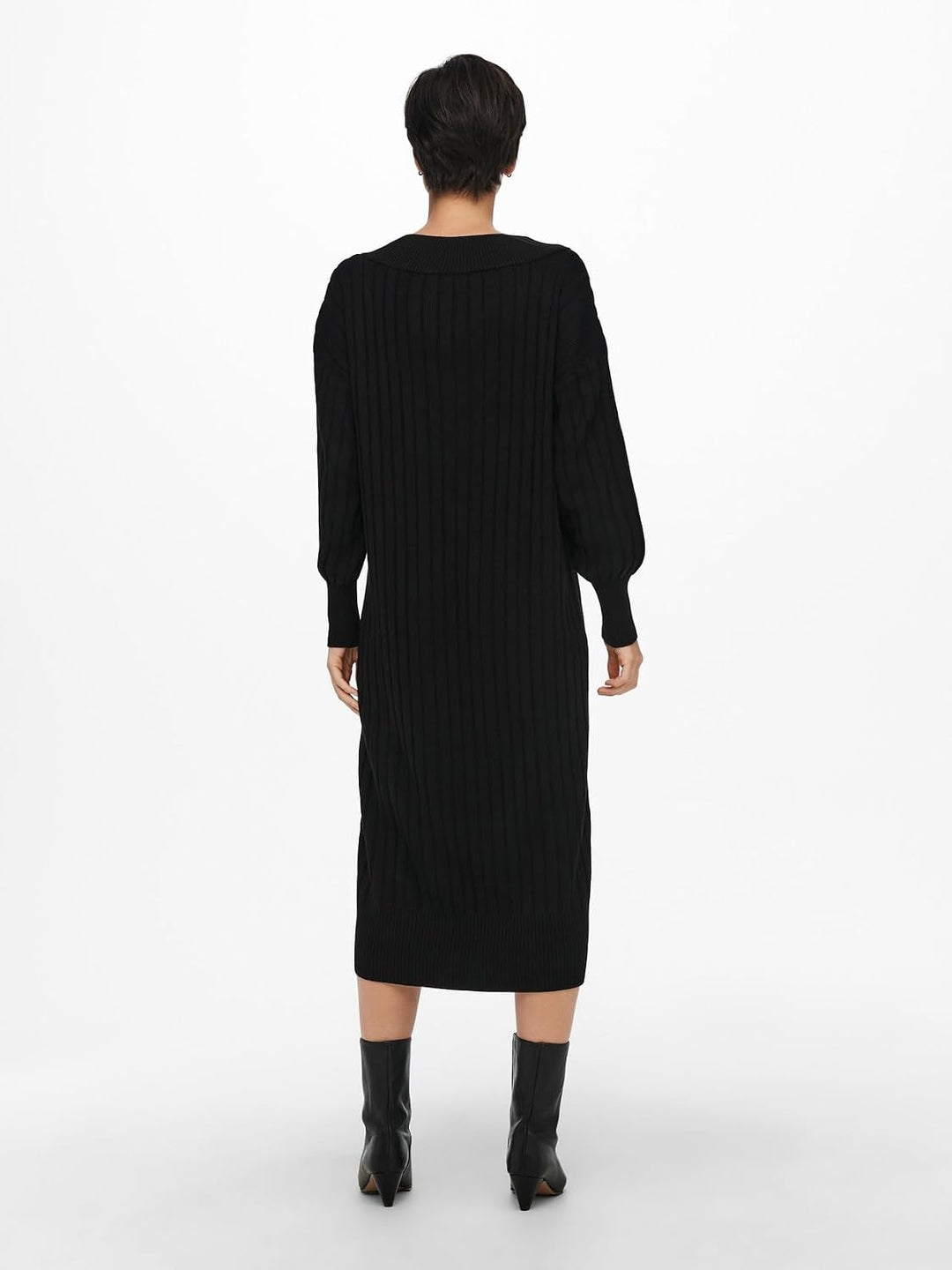 ONLY Female Strickkleid Onlnew Langes Kleid XS Schwarz, XS Schwarz