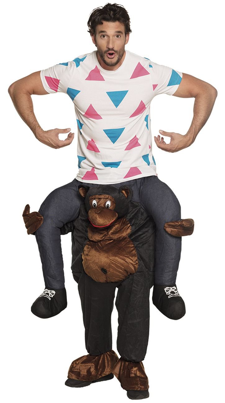 Boland 88099 - Kostüm Affe für Erwachsene, L /XL, Verkleidung für Karneval und Mottoparty, Faschings
