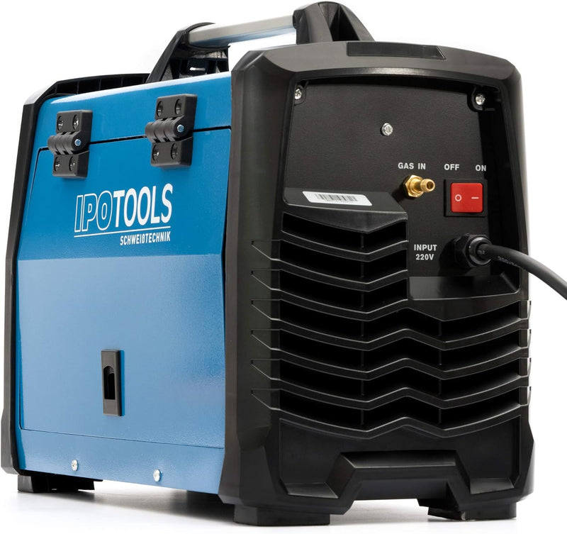 IPOTOOLS MIG-185R Inverter Schweissgerät MIG MAG - Schutzgas Schweissgerät mit 185 Ampere auch FLUX/