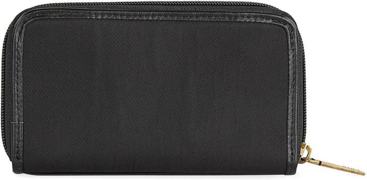 Geldbörse Damen Gross - Strapazierfähige Portemonnaie Damen - Damen Geldbör 16 x 9 x 2 cm Negro, 16