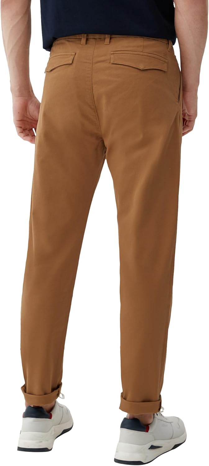 s.Oliver Relaxed: Chino mit Bundfalten 31W / 32L Braun 8469, 31W / 32L Braun 8469