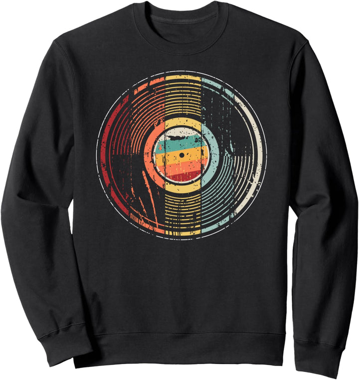 Vinyl-Plattenspieler-Platte für DJ und Musikfans Sweatshirt