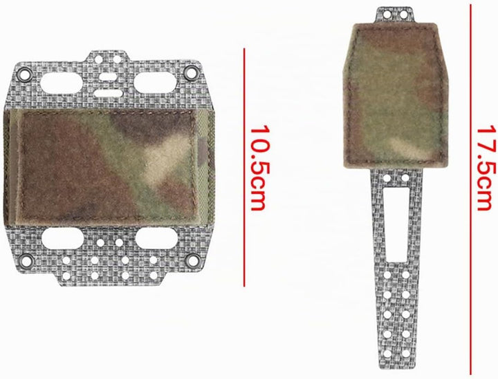 Helm NVG Batterie Gegengewicht Tasche für Airsoft Helm mit Klettverschluss für sicheres Batterie Hal