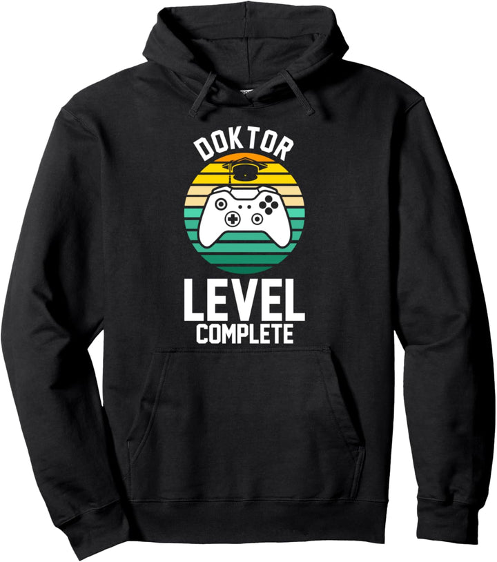 Doktor Level Complete Doktorand Promotion Uni Pullover Hoodie