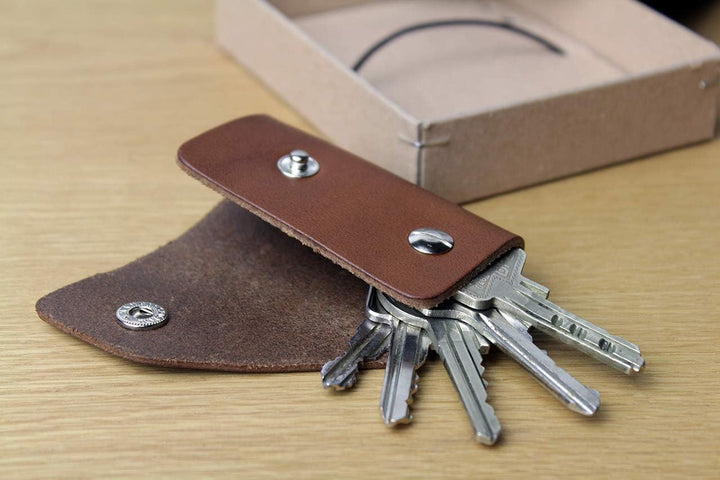 Pack & Smooch Key Organizer Schlüsseletui Schlüsselorganizer Leder Kingsley S für bis zu 5 Schlüssel
