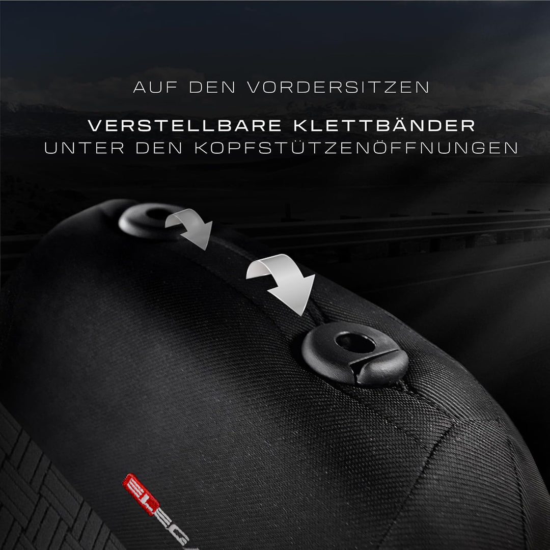 MOTOS Universal-Sitzbezüge Auto für Ford Escort Autositzbezüge mit aktivem Airbag-System, dreilagige