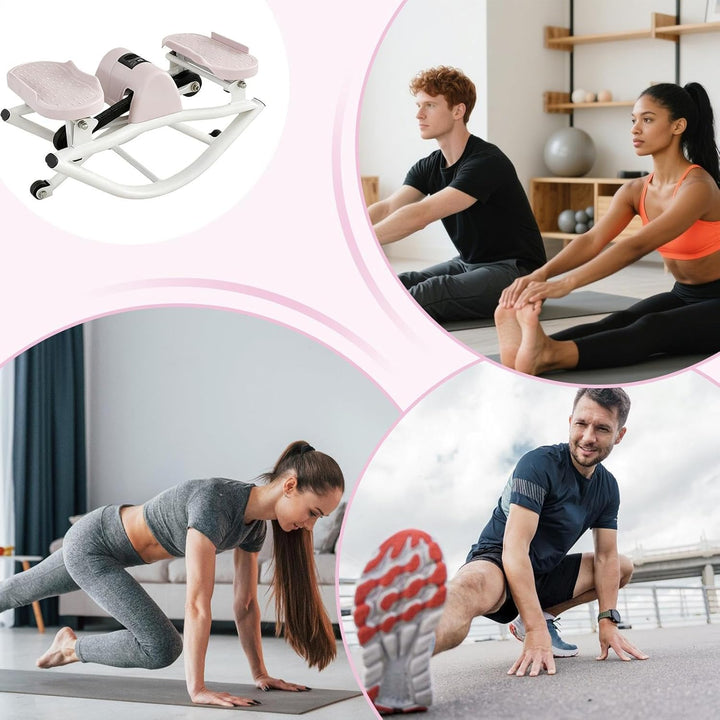 Trainingsstepper, Tragbares Fitnessgerät, Seitlicher Balance-Trainer Workout, Für Knie Gelenke Beine