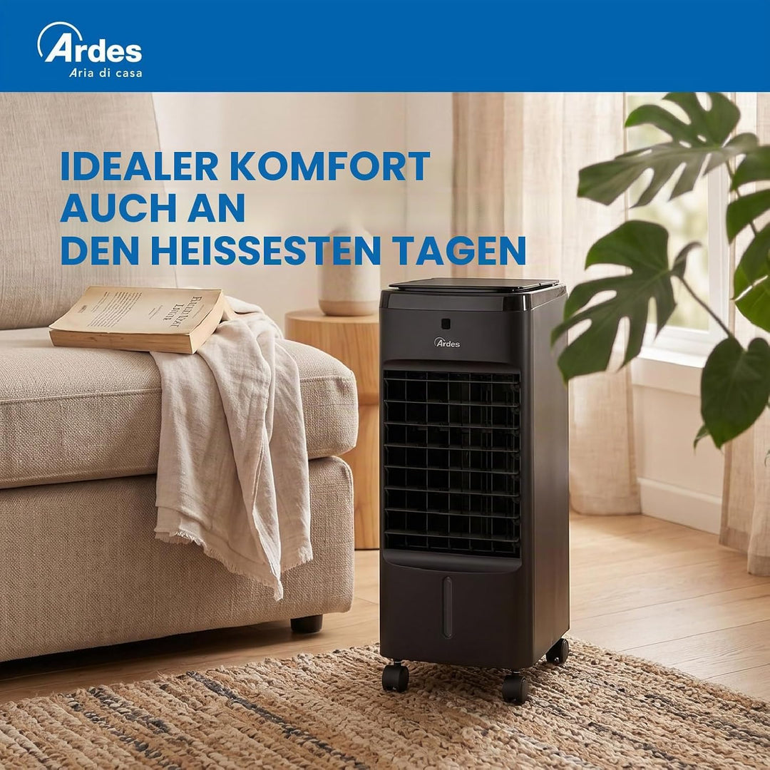 ARDES | AR5R11 Dampfraumkühler COOL B mit Fernbedienung, Touchsteuerung und -display - 3 Geschwindig