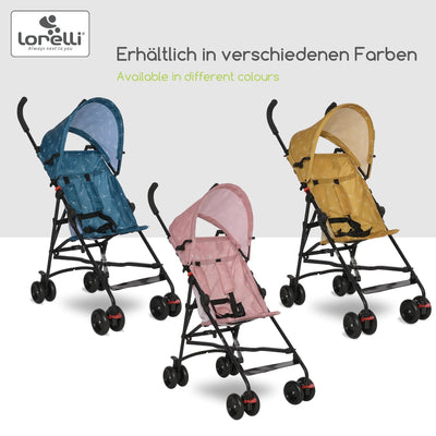 Lorelli Ultra Leichter Buggy Kinderwagen Vaya - nur 4,7kg - Kompakter Sportsitz bis 15kg, Sitzbuggy