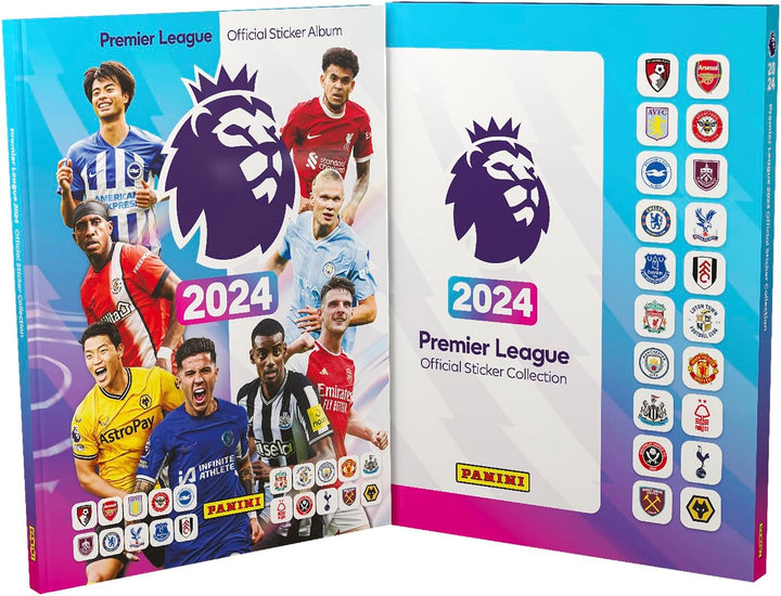 Premier League 2023/24 Sticker-Kollektion, fester Einband Hardback Binder, Hardback Binder
