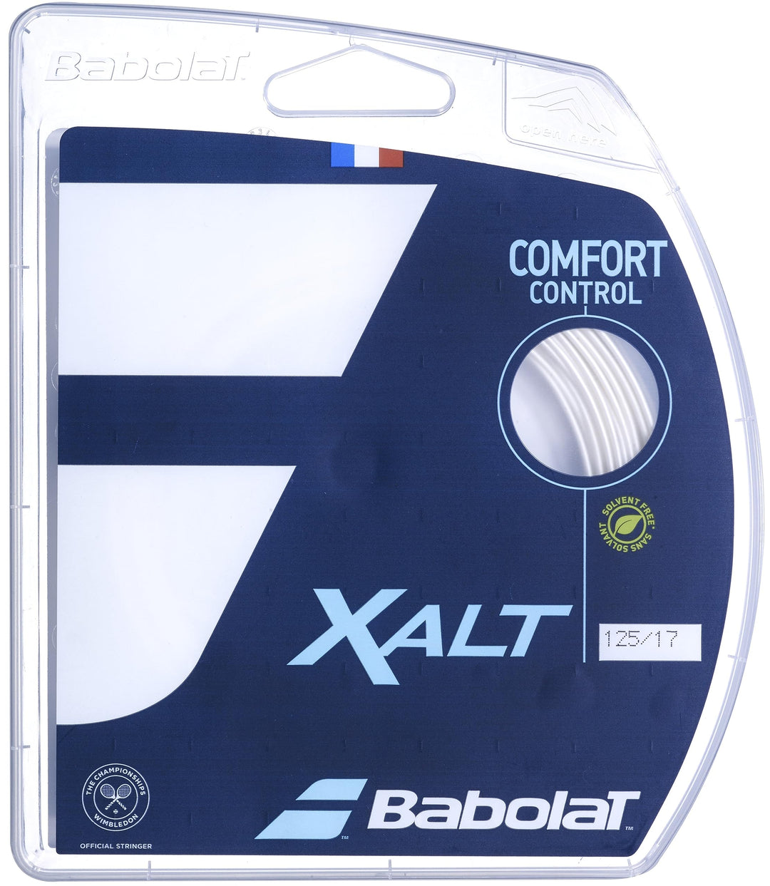 Babolat Xalt 12 M Tennis Saitenset 12m Multifil Weiss 16g, 16g