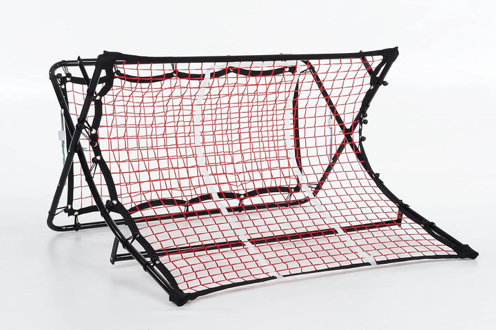 Pure 2Improve Unisex Soccer Trampolin Rebounder, Schwarz/Rot, 111.7 cm/105.5 x 63.5 cm