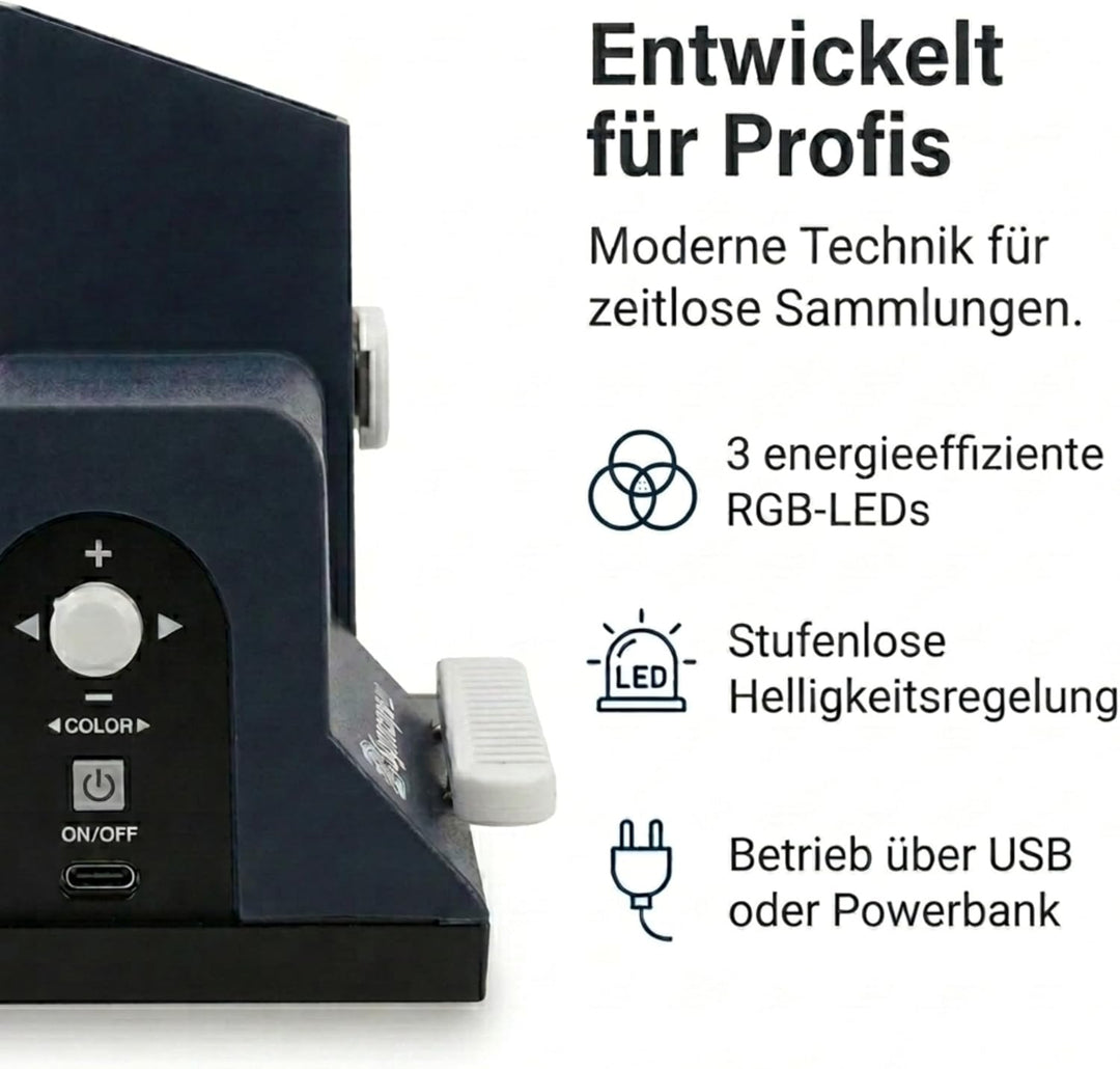 Safe 9901 Signoscope PRO Optisch-elektronischer Wasserzeichenfinder und Prüfgerät für Briefmarken |
