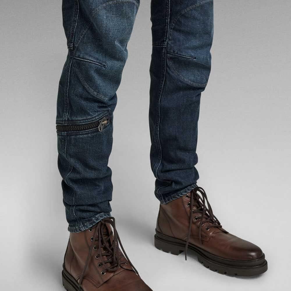 G-STAR RAW Herren Pilot 3D Slim Jeans 27W / 32L Blau (Worn in Deep Teal D20505-d164-d325), 27W / 32L