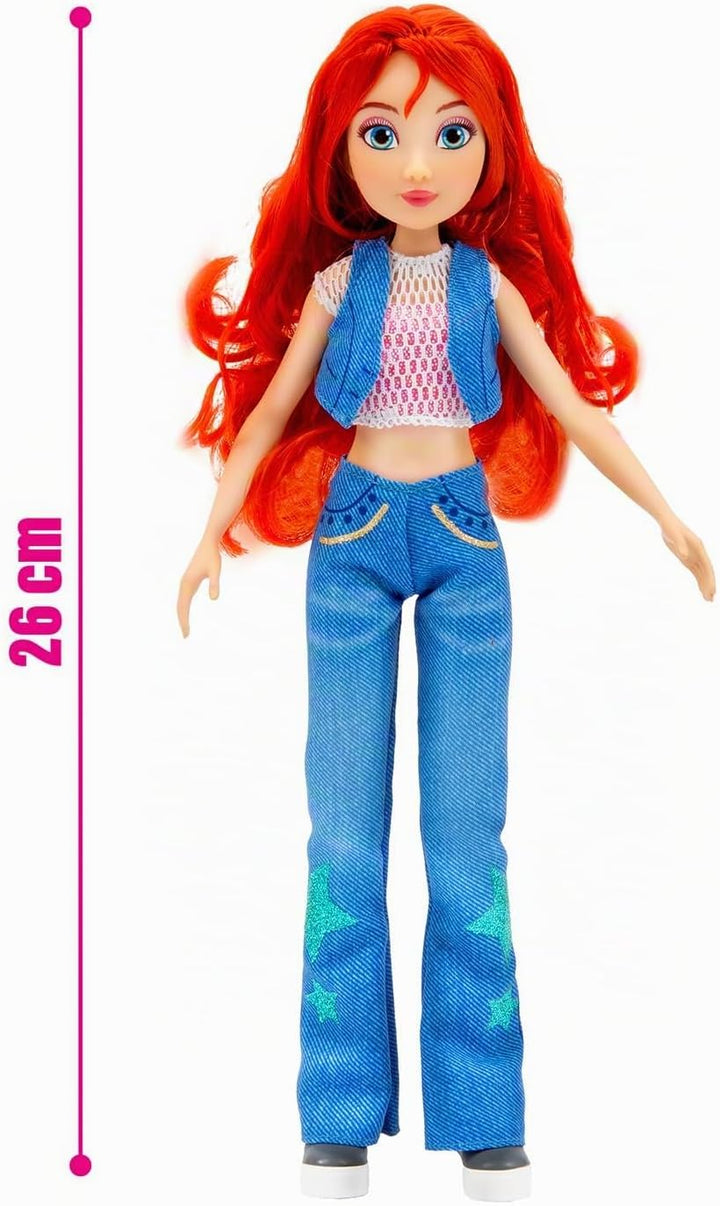 Winx Iconic Doll – Bloom with Signature Outfit &amp; Articulated Joints – Classic 27cm Fashion Doll with