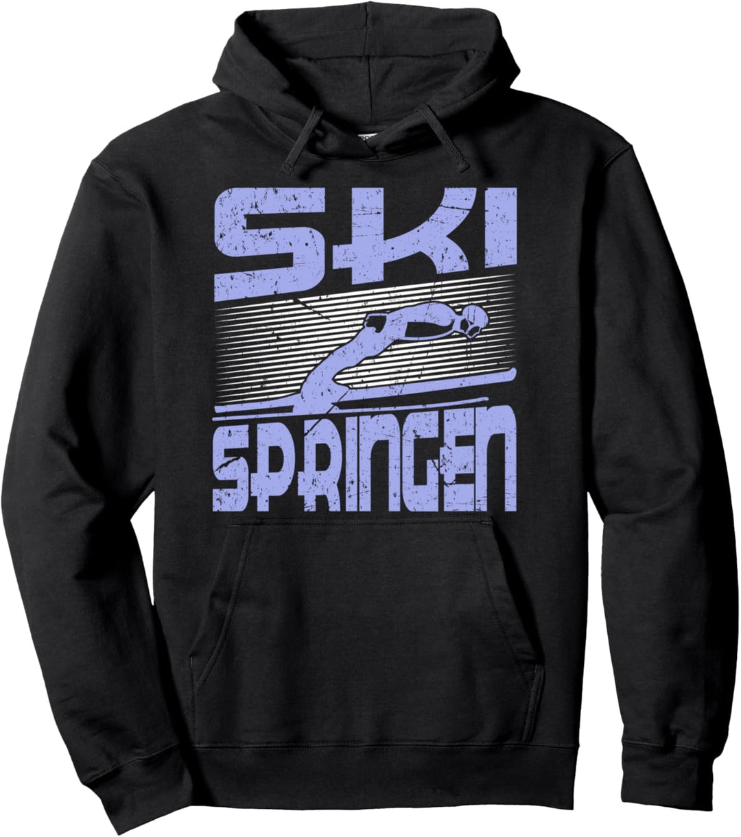 Skispringen Skispringer Skisprungschanze Skigebiet Ski Pullover Hoodie