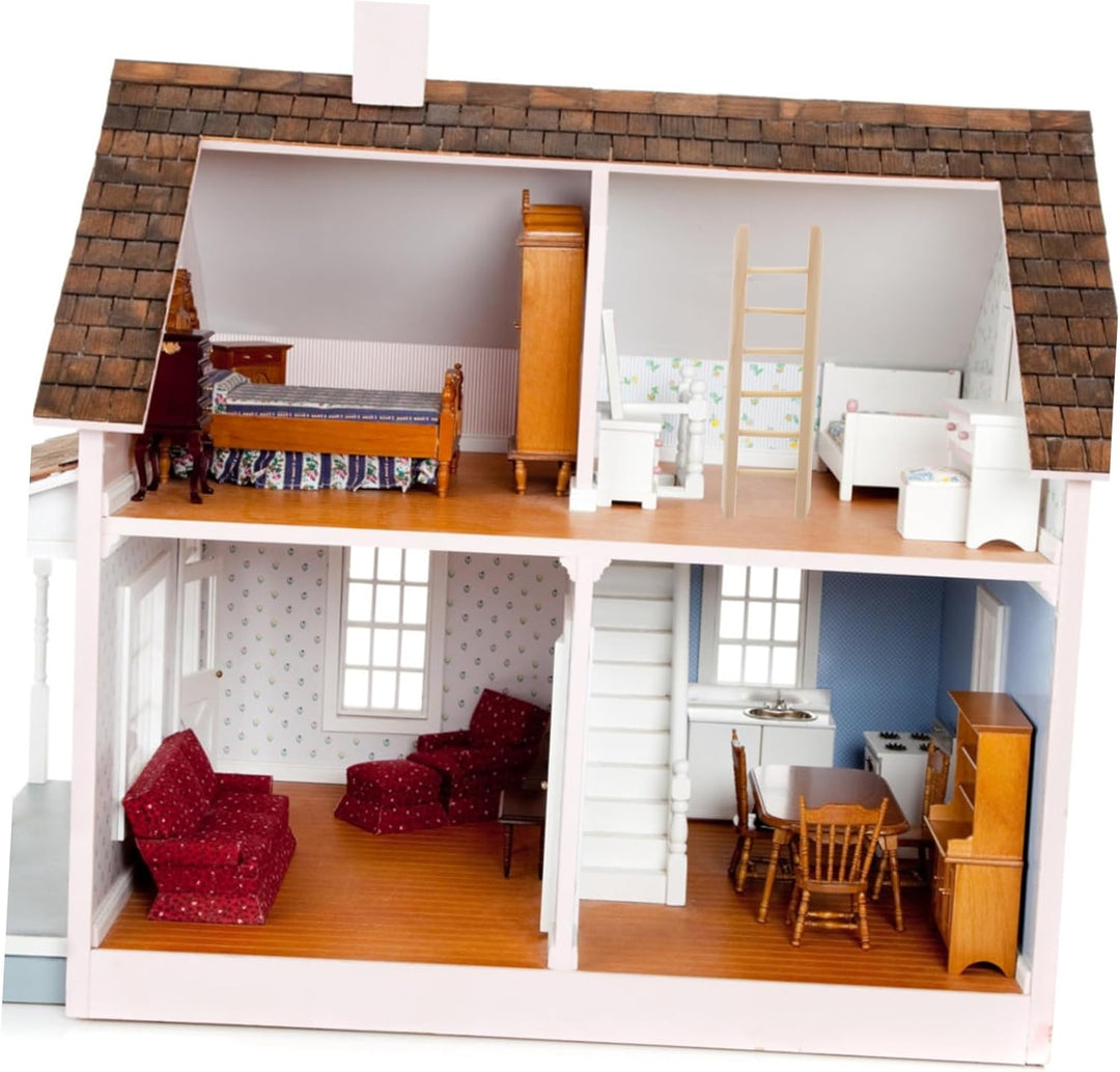 VANZACK 2Stücke Mini Holzleiter Für Puppenhaus Handgefertigte Miniaturleiter Aus Holz Für Gartenland