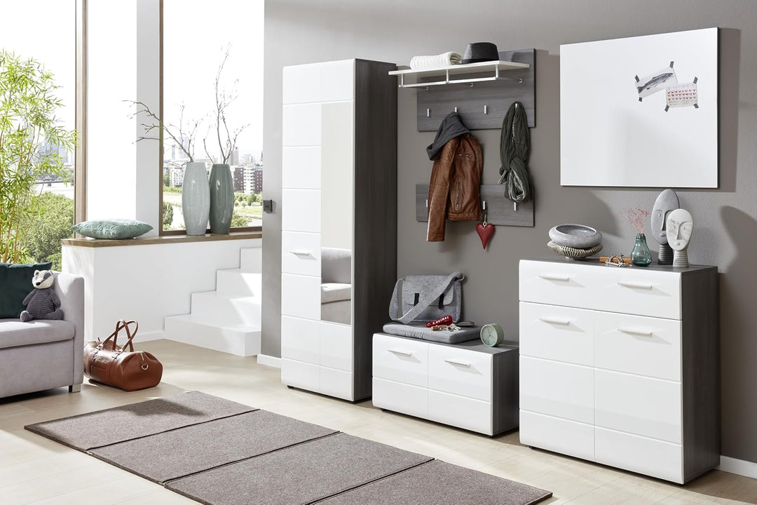 trendteam smart living - Garderobenpaneel Paneel - Garderobe - Line - Aufbaumass (BxHxT) 80 x 21 x 2