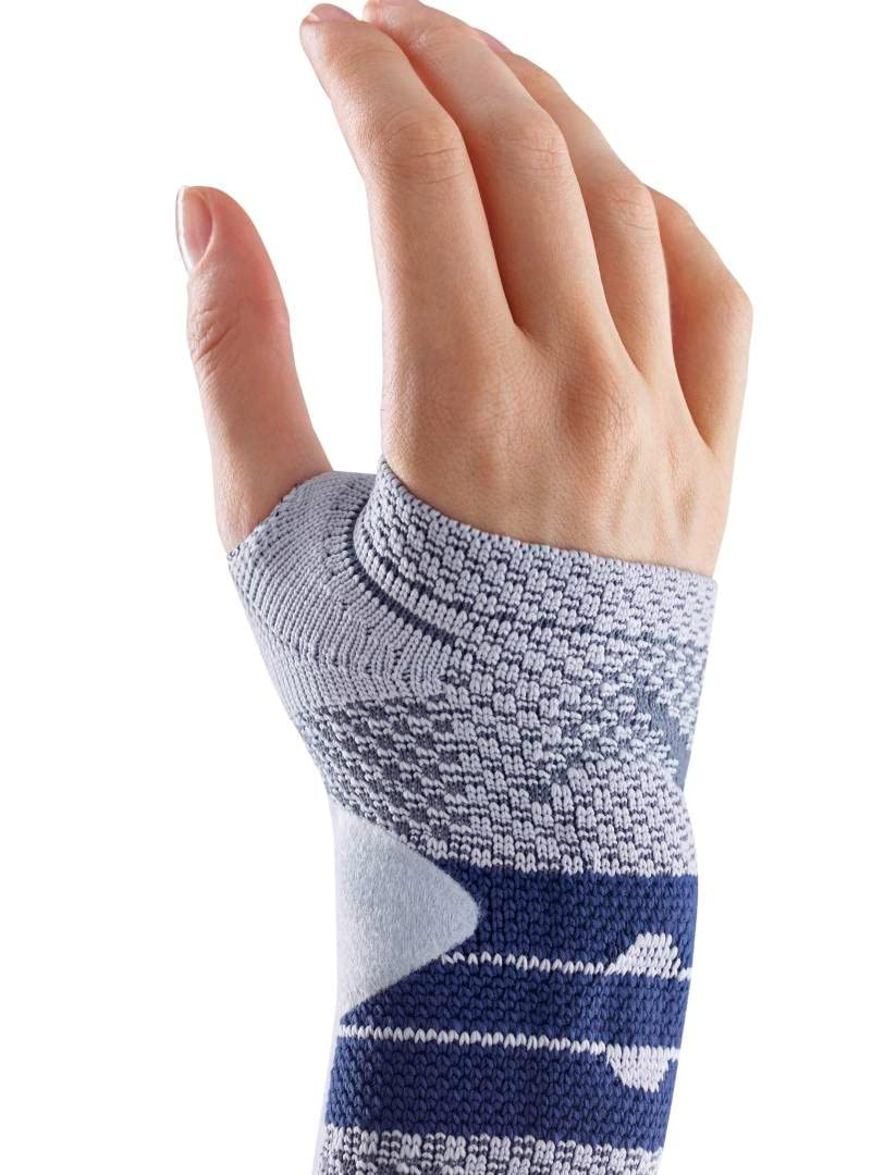 Bauerfeind ManuTrain Handgelenkstütze, Grösse 4, Farbe: Titan