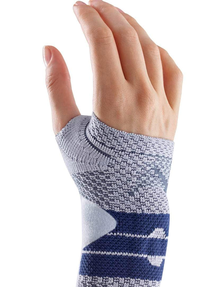 Bauerfeind ManuTrain Handgelenkstütze, Grösse 4, Farbe: Titan
