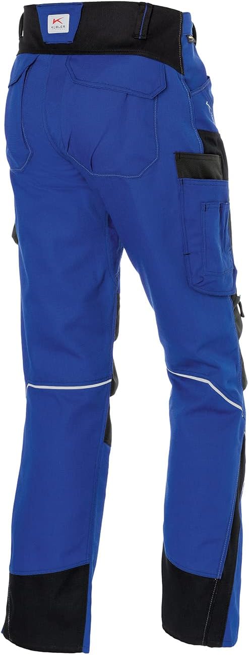 KÜBLER Workwear KÜBLER BODYFORCE Arbeitshose Pro Kornblumenblau/schwarz 27, 27