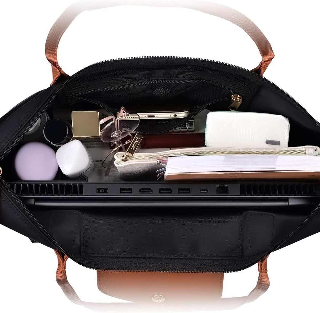 GM LIKKIE Schultertasche für Damen, Nylon, Top-Griff, faltbare Wochenend-Hobo-Handtasche Schwarz 2,