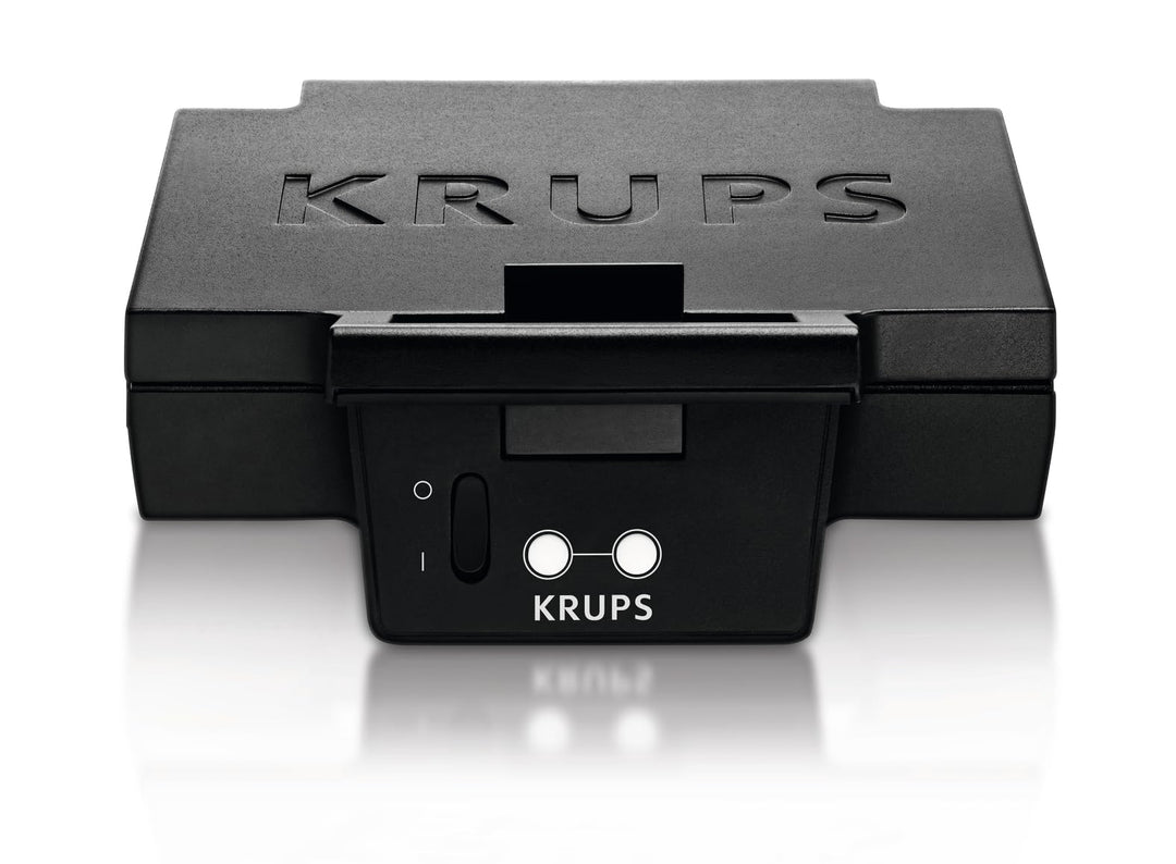 Krups FDK Iconic Sandwichmaker, 850 W, keramikbeschichtete Antihaft-Platten, ikonisches Design, vert