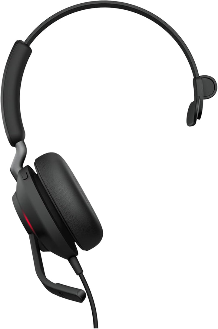 Jabra Evolve2 40 SE - Mono-Headset mit verlängertem USB-C-Kabel, Geräuschunterdrückung und 3-Mikrofo