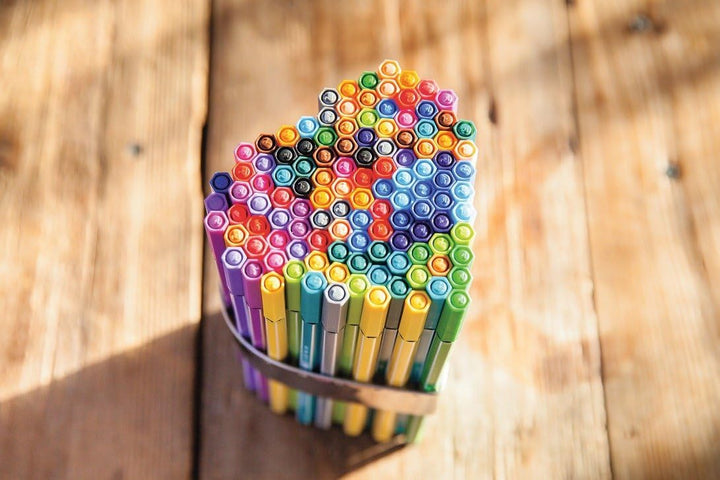 Premium-Filzstift - STABILO Pen 68 - 50er Metalletui - mit 46 verschiedenen Farben, 50er Metalletui