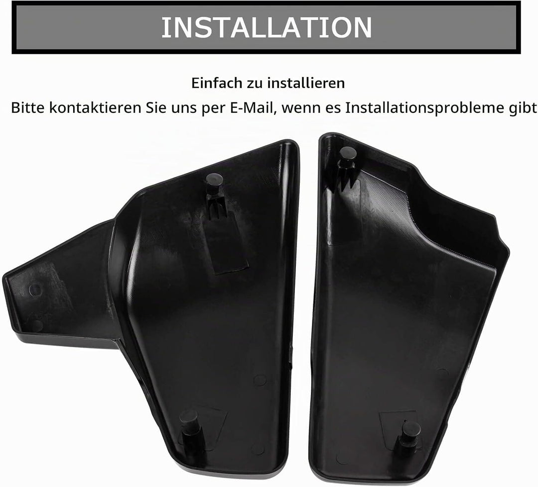 Batterie-Seitenverkleidungsabdeckungen für VLX 600 1999-2008 und für VT 600C CD Shadow VLX Deluxe 19
