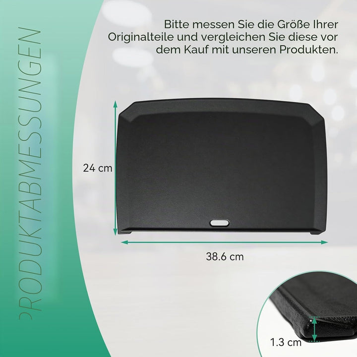 38,6 x 24 cm Gusseisen Grillplatte für Weber Pulse 2000 Elektrogrill, Grillpfanne Plancha Ersatz für