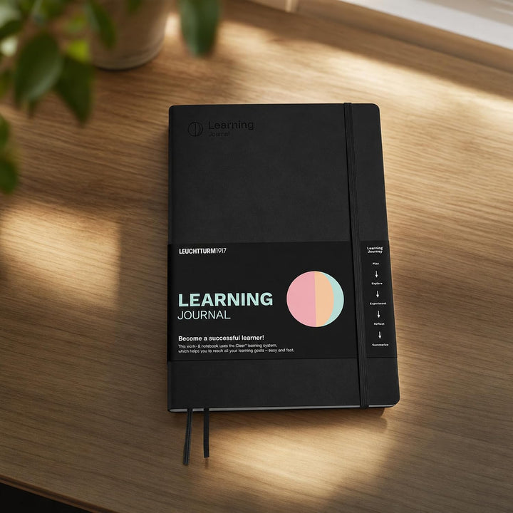 LEUCHTTURM1917 367497 Learning Journal Composition (B5), Flexcover, Schwarz, Englisch Englisch Schwa