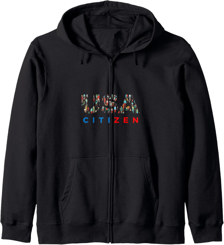 US Bürger Staatsbürgerschaftstag Patriot Geschenk T Shirt Kapuzenjacke