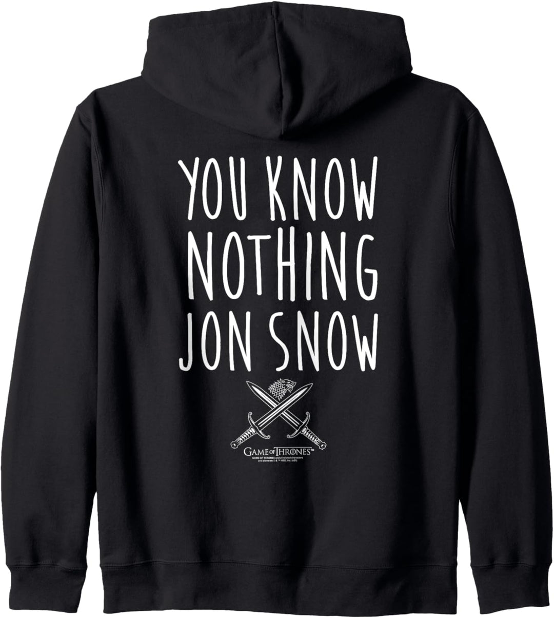 Game of Thrones You Know Nothing Kapuzenjacke