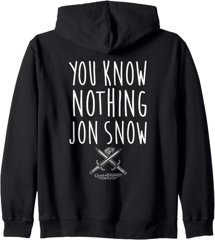 Game of Thrones You Know Nothing Kapuzenjacke