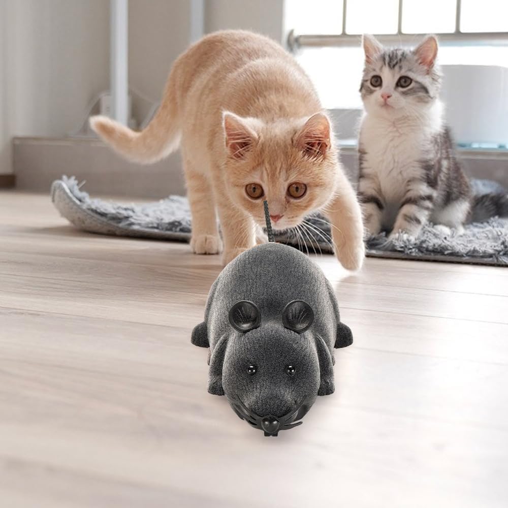 Katzenspielzeug Elektrisch Spielmaus, Maus Mit Fernbedienung, Fernbedienung Gefälschte Ratte, Realis