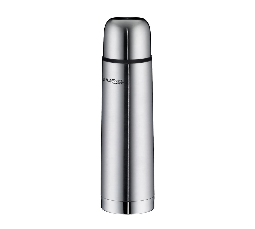 THERMOcafé by THERMOS TC BEVERAGE BOTTLE stainless steel mat 0,50l, Thermosflasche mit Becher aus Ed