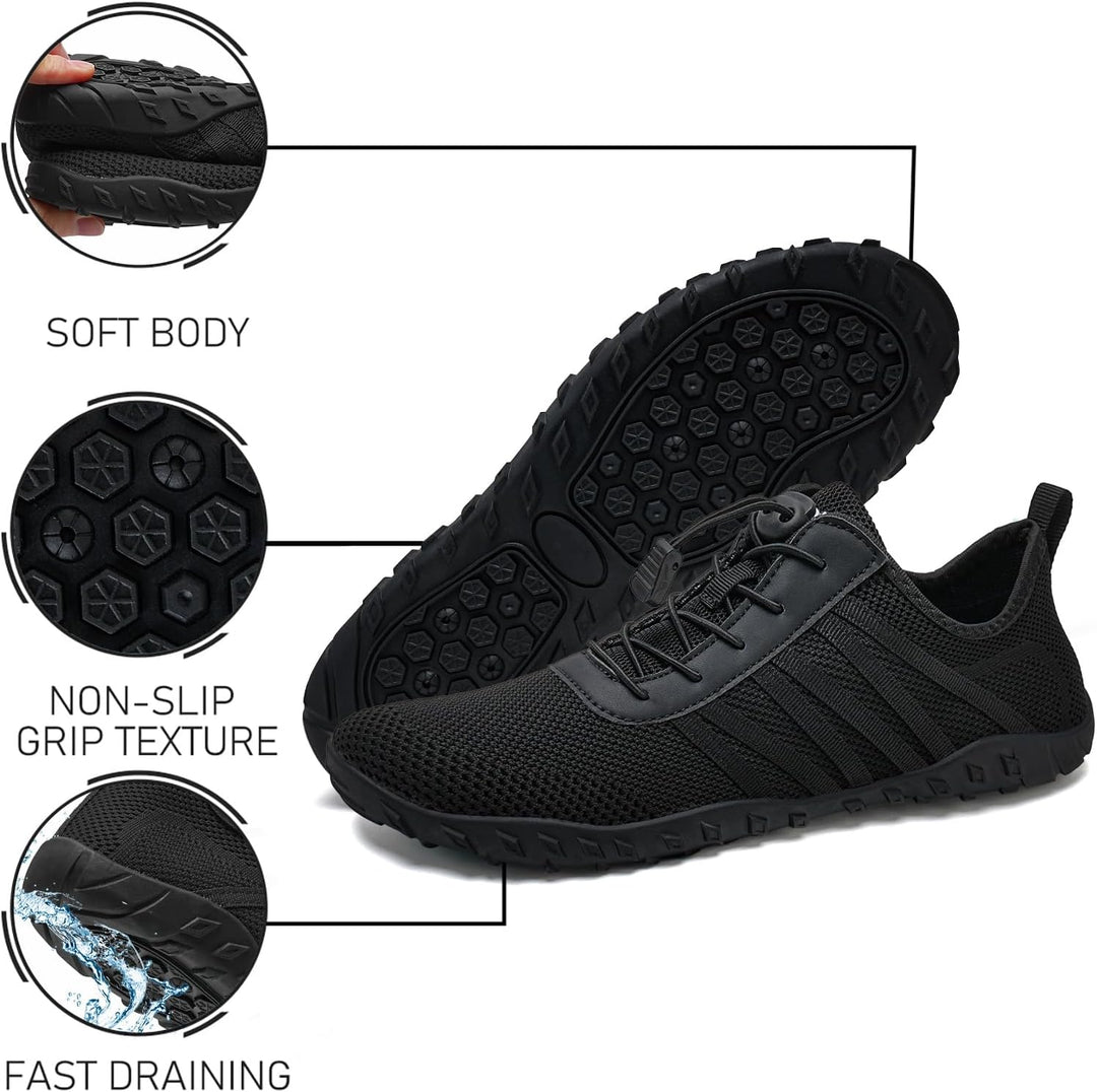 Badeschuhe Herren Damen Barfussschuhe Wasserschuhe Schwimmschuhe Strandschuhe für Surfen,Tauchen,Boo