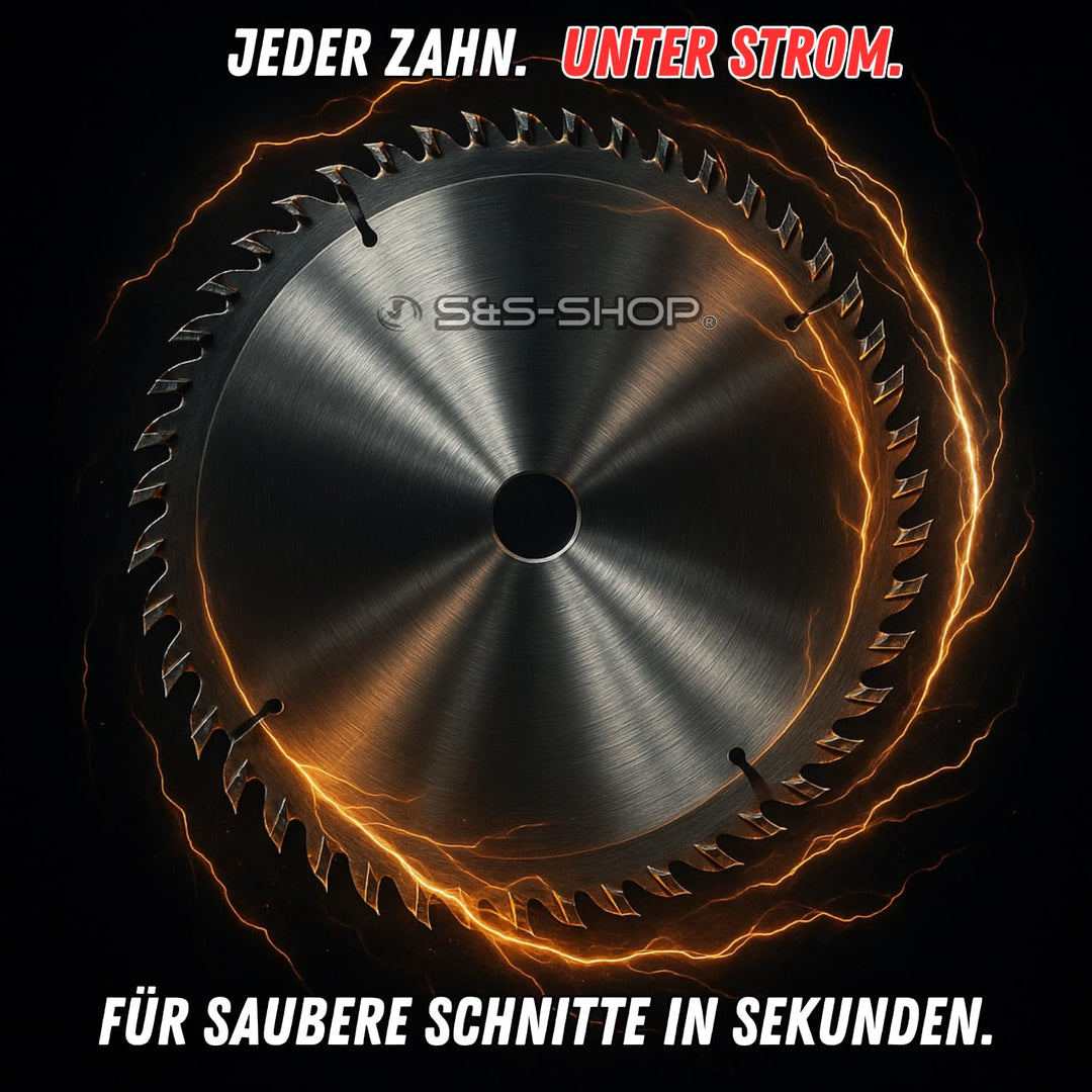 Kreissägeblatt für Aluminium oder Kunststoff – Ø 350 x 30 mm / 100 Zähne | Handkreissäge | HM – Hart