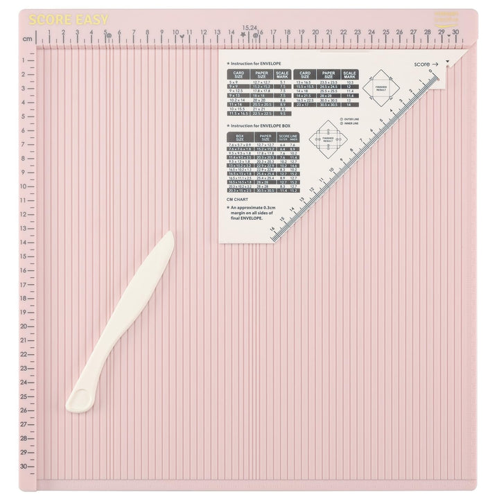 Vaessen Creative Score Easy Falzbrett cm/Metric Roze, Rosa Rosa Single, Rosa Single