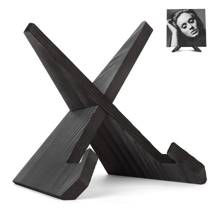 PUERSI Now Playing Vinyl Stand, Stilvoller Holz Schallplattenständer | Schallplattenhalter, Moderner