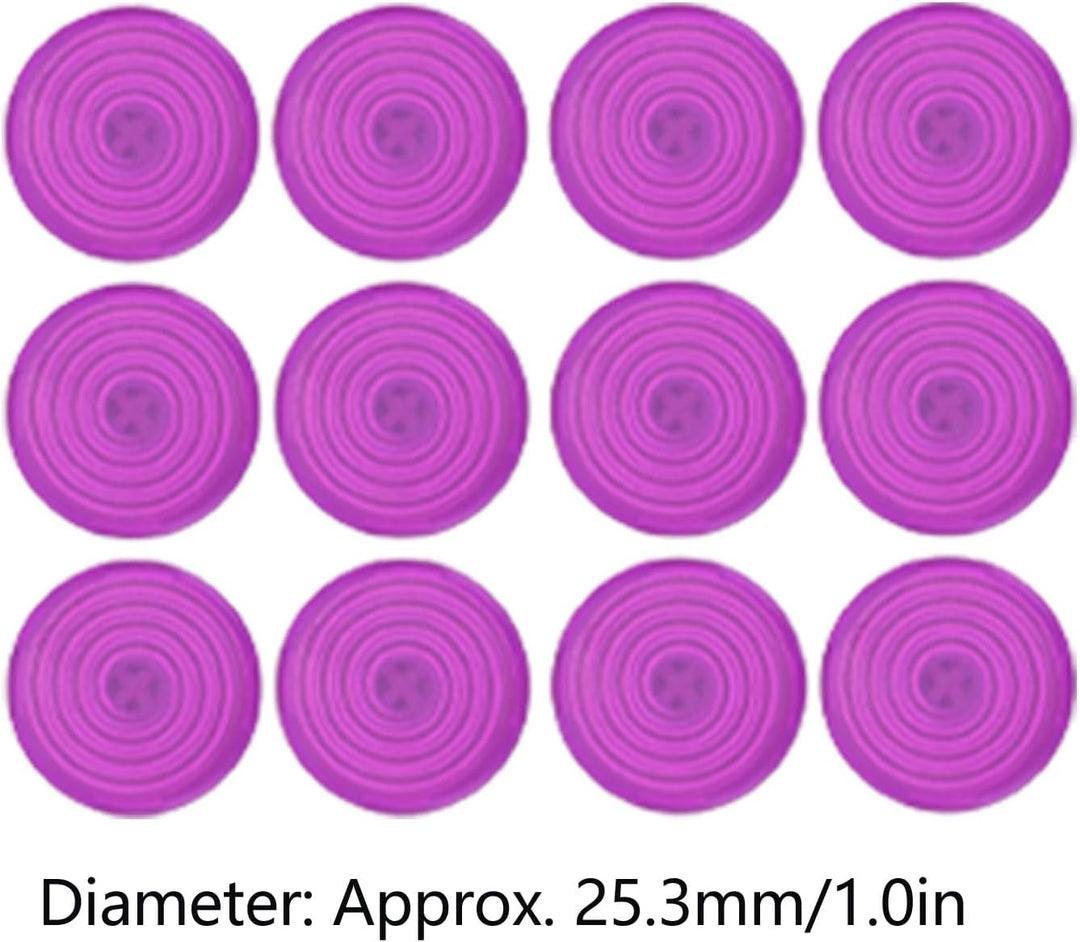 12 Stück Tastenkappen für 30 Mm Taste, Transparente Tastenkappen Druckknopfabdeckungen, Kompatibel f