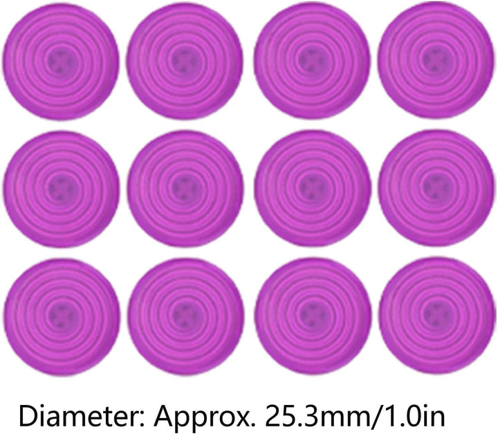 12 Stück Tastenkappen für 30 Mm Taste, Transparente Tastenkappen Druckknopfabdeckungen, Kompatibel f