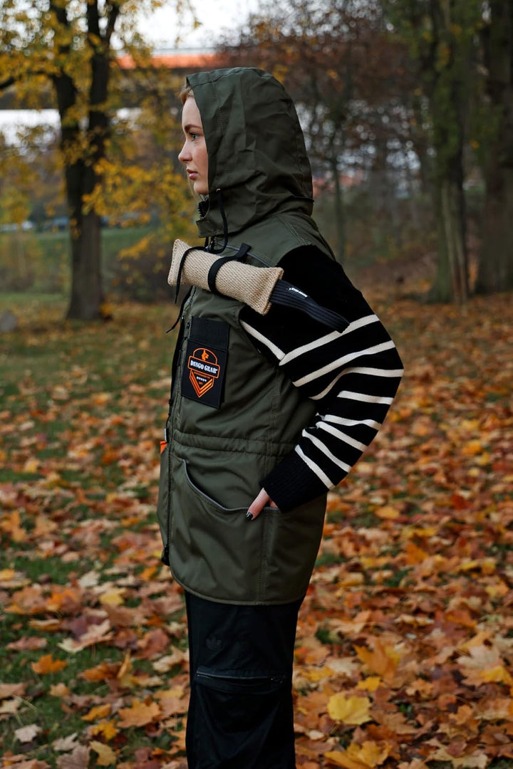 DINGO GEAR All-season Training Vest with a Hood Grün 2 - M grosse, Grün 2 - M grosse