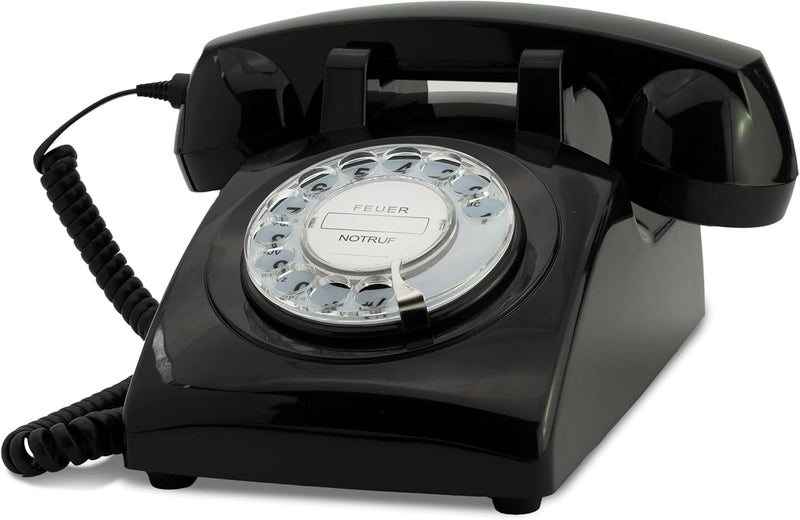 Retro Telefon Wählscheibe/Festnetztelefon Retro/Telefon mit Schnur/Telefon mit Wählscheibe/Telefon R