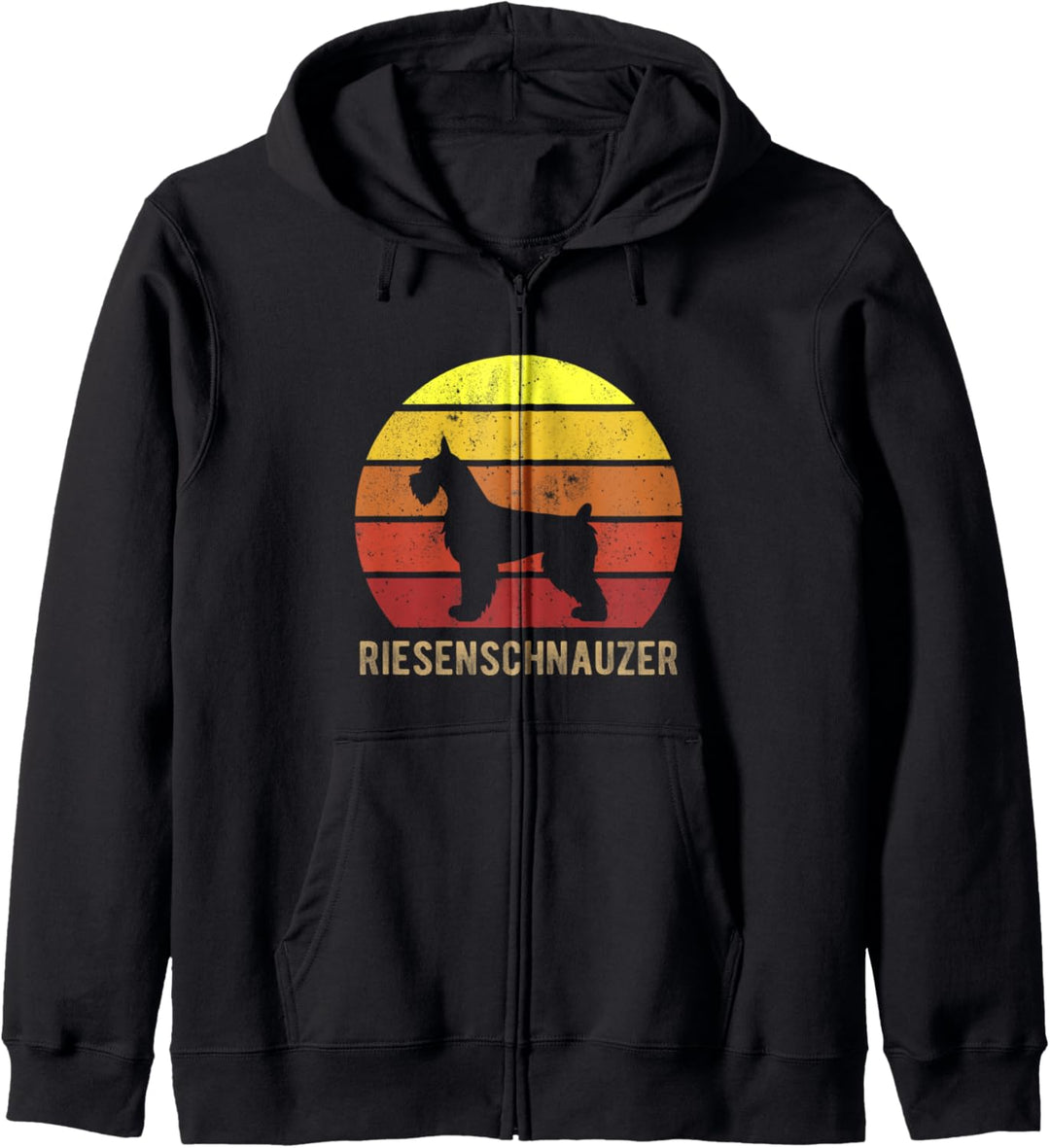Riesenschnauzer Dog Vintage Riesenschnauzer Dog Lover Kapuzenjacke