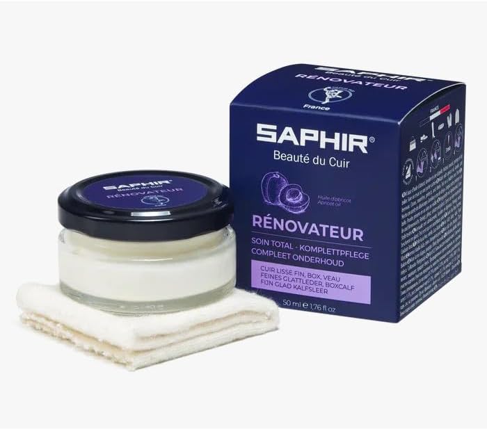 Saphir Erneuerer 50ml Glas mit Poliertuch