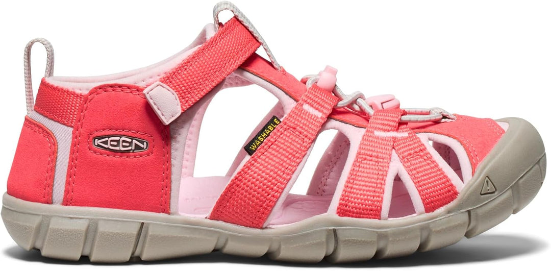 KEEN Unisex Kinder Seacamp 2 CNX Closed Toe Sandalen 34 EU Dubarry Pink A Boo, 34 EU Dubarry Pink A