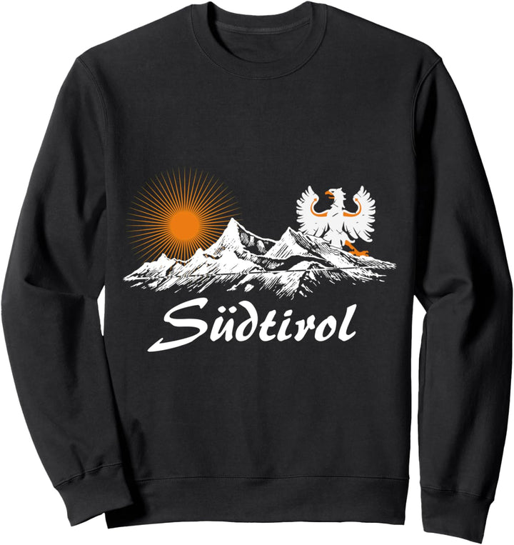 Südtirol T-Shirt mit Berge & Adler für Damen Herren & Kinder Sweatshirt
